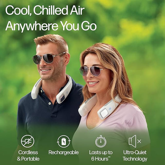USB Rechargeable Neck Fan | 3 Modes Fan Speed