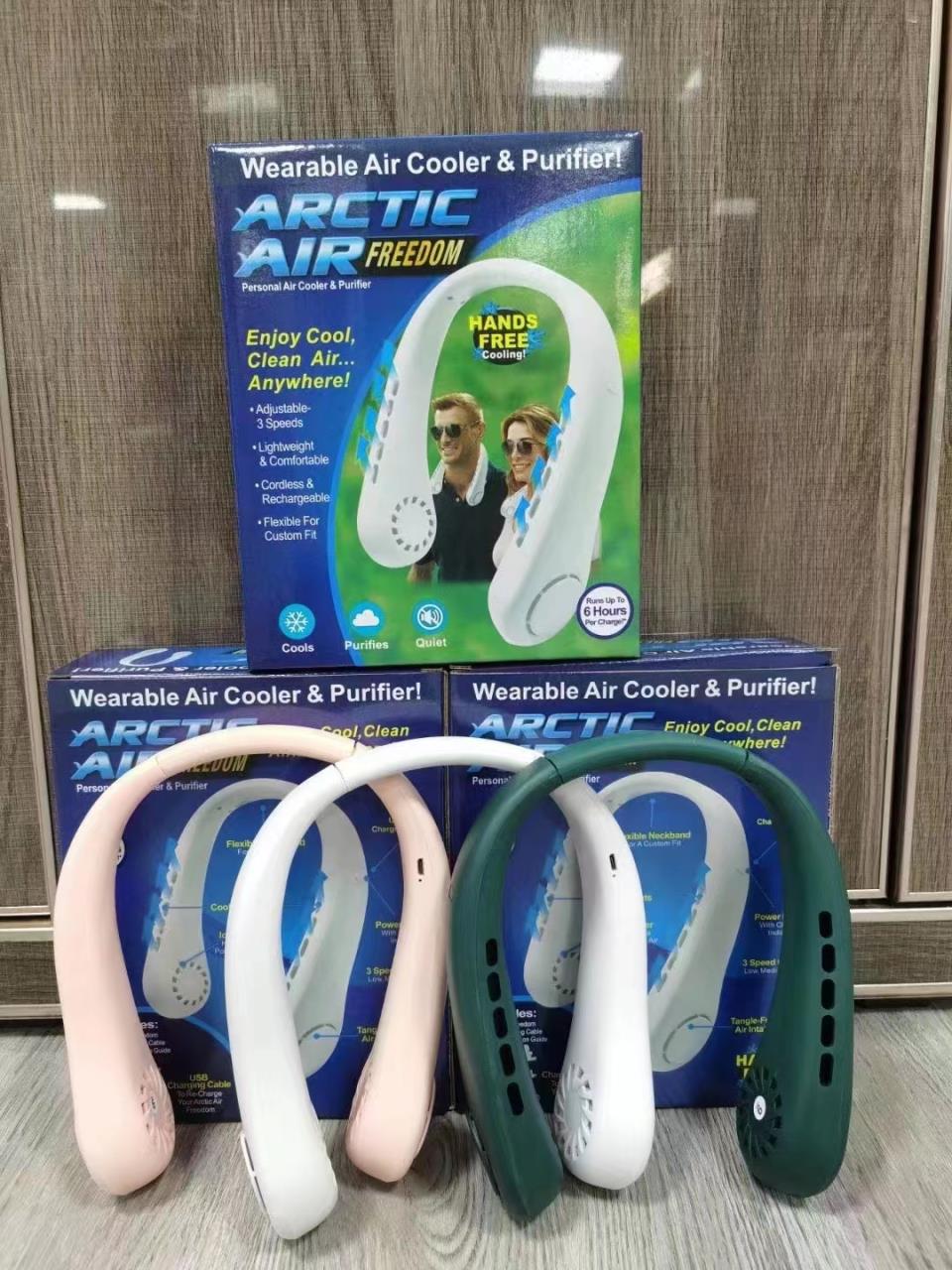 USB Rechargeable Neck Fan | 3 Modes Fan Speed