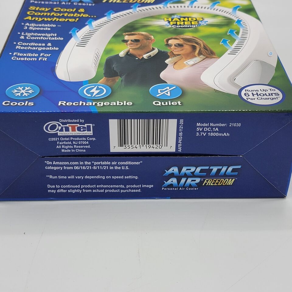 USB Rechargeable Neck Fan | 3 Modes Fan Speed
