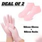 Silicone Gel Spa Socks & Gloves Set – Cracked Heel Repair & Moisturizing Care ✨