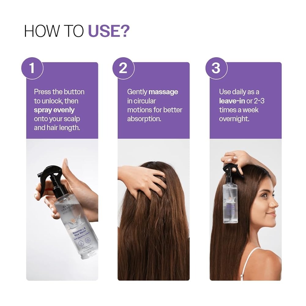 Rosemary & Rice Water Hair Growth Spray | Premium Quality