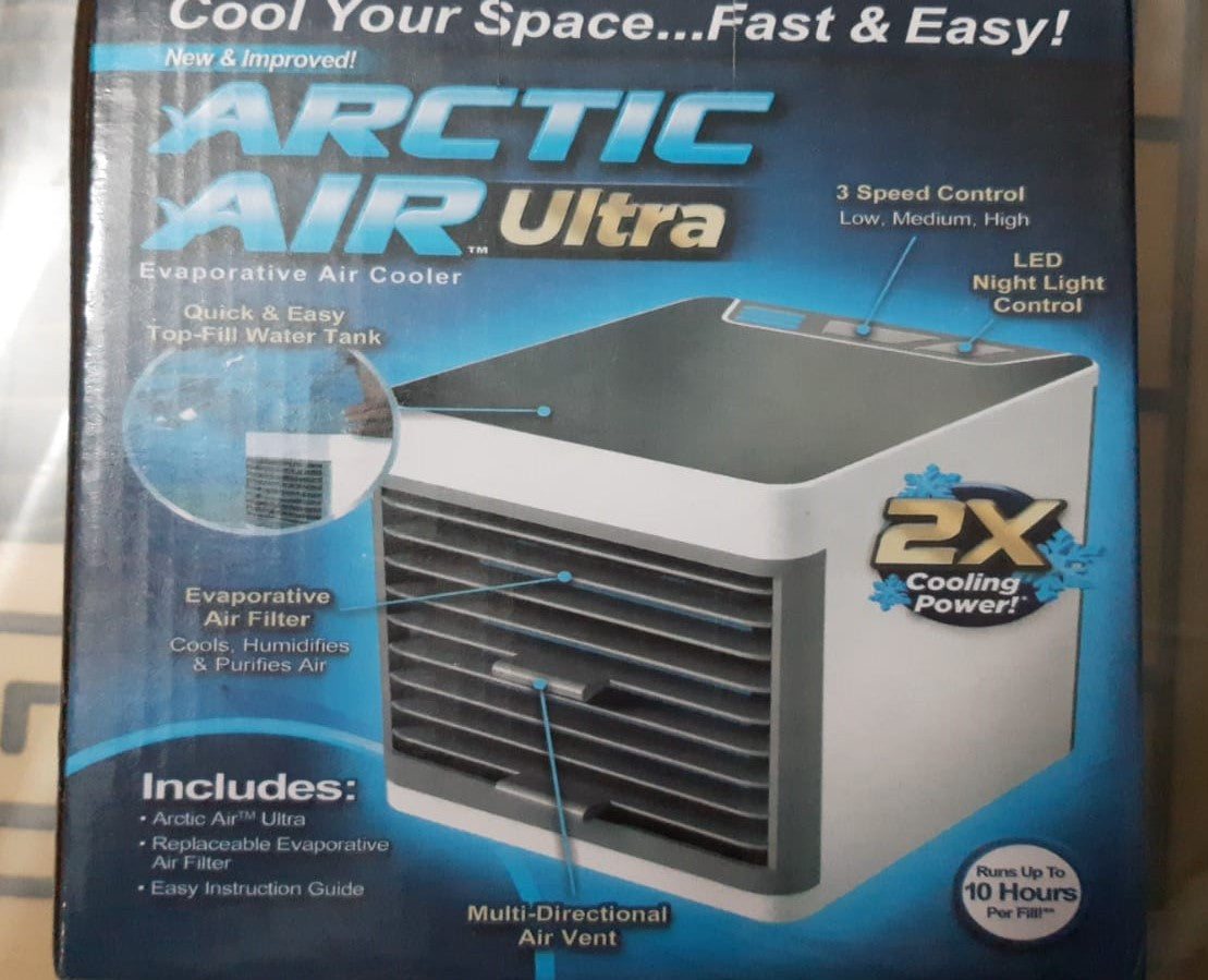 Arctic Air Ultra Evaporative Air Cooler By Ontel Portable 3 Speed Hydro Chill Technology