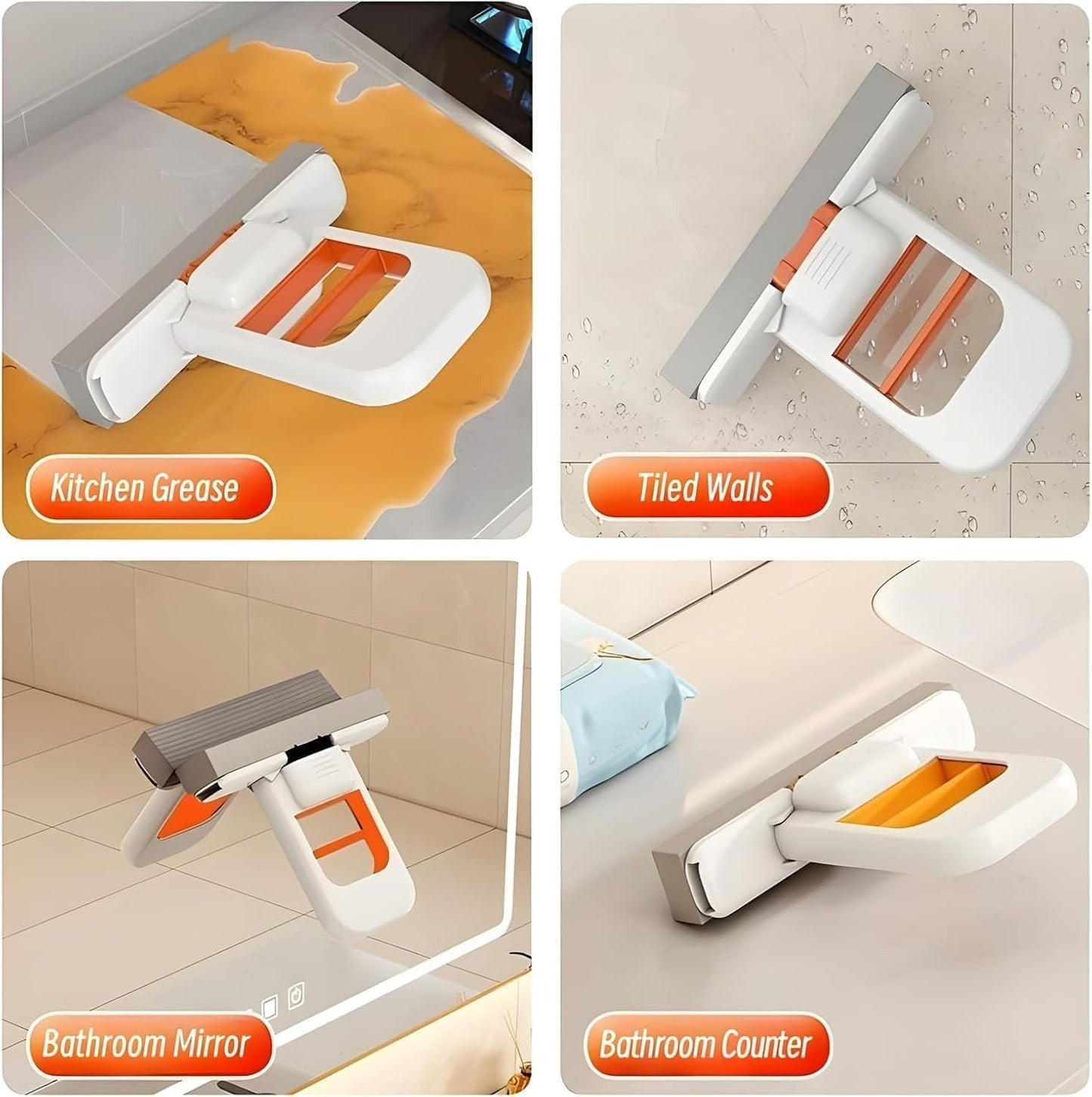Foldable Mini Sponge Mop – Portable Quick Cleaner