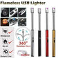 USB Rechargeable Electric Arc BBQ Lighter Windproof Flameless Plasma