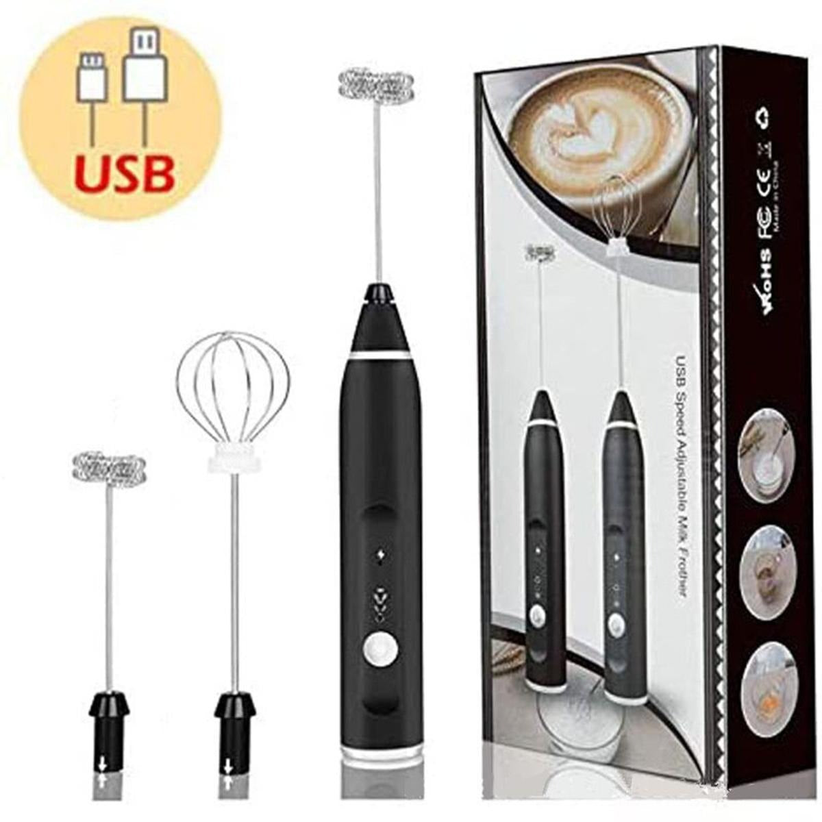 USB Rechargeable 2-in-1 Milk Frother & Coffee Beater